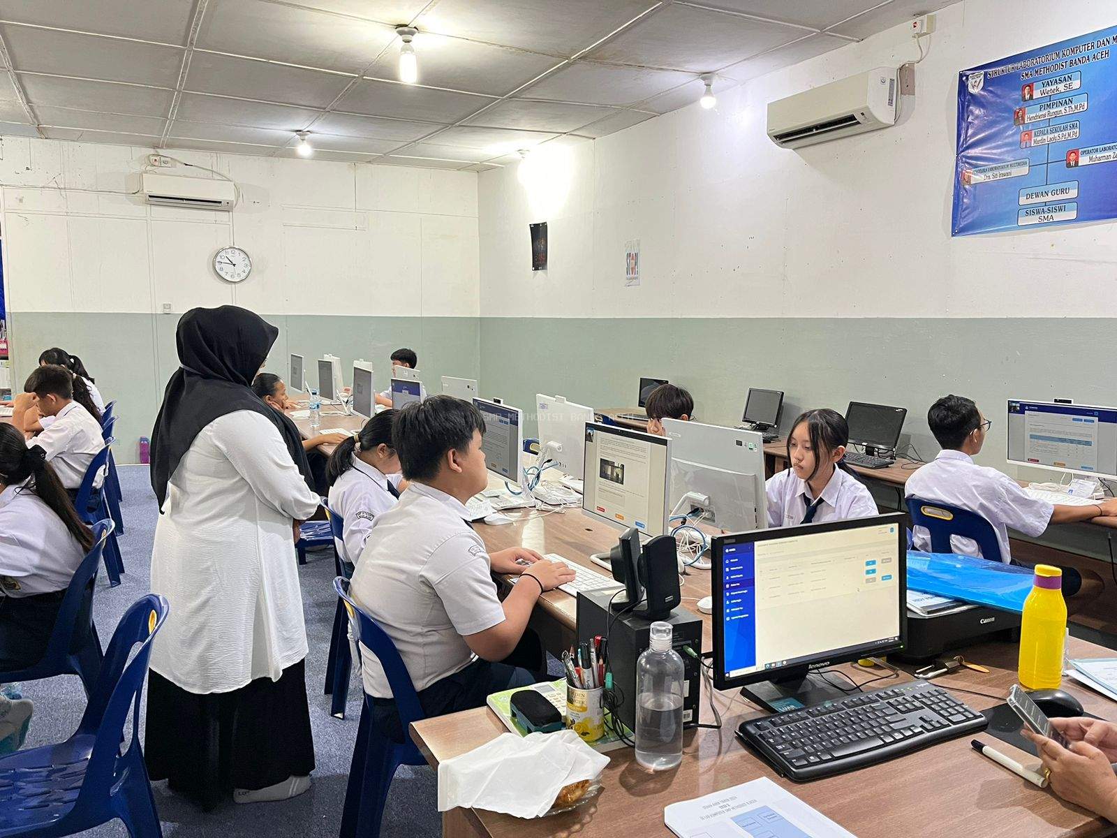 SMP Methodist Melaksanakan ANBK Dengan Lancar